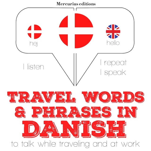 Bokomslag för Travel words and phrases in Danish
