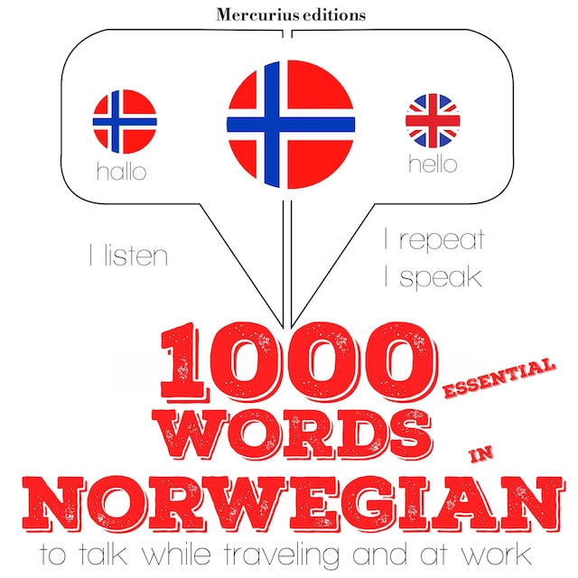 Bokomslag for 1000 essential words in Norwegian