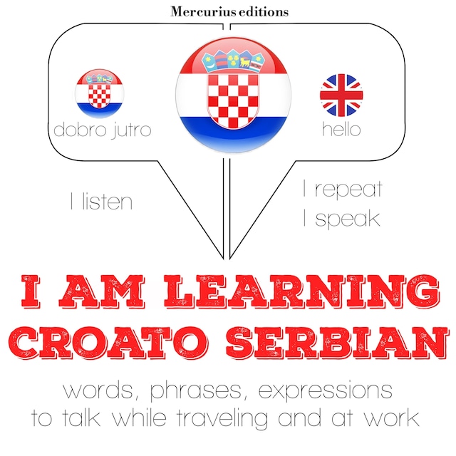 Kirjankansi teokselle I am learning Serbo-Croatian