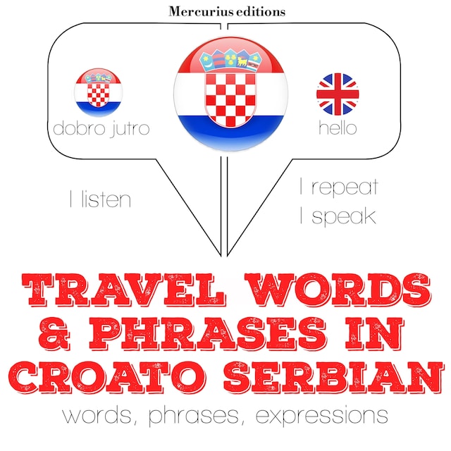 Okładka książki dla Travel words and phrases in Serbo-Croatian