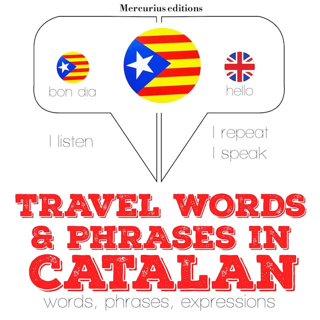 Book cover for Travel words and phrases in Catalan