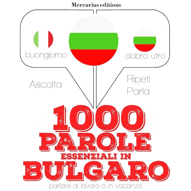 Book cover for 1000 parole essenziali in Bulgaro