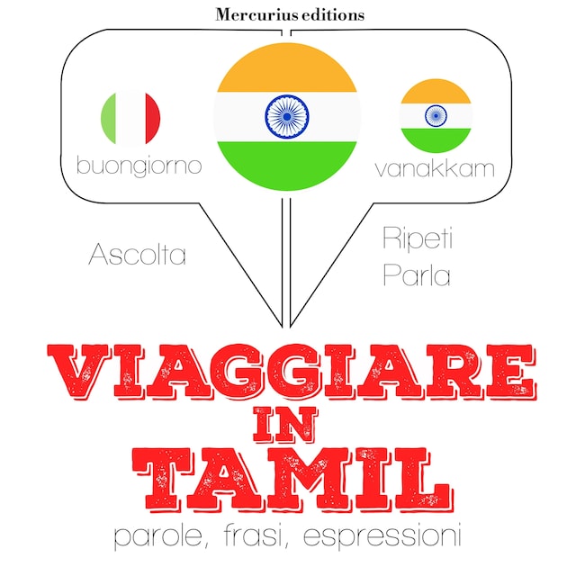 Buchcover für Viaggiare in Tamil