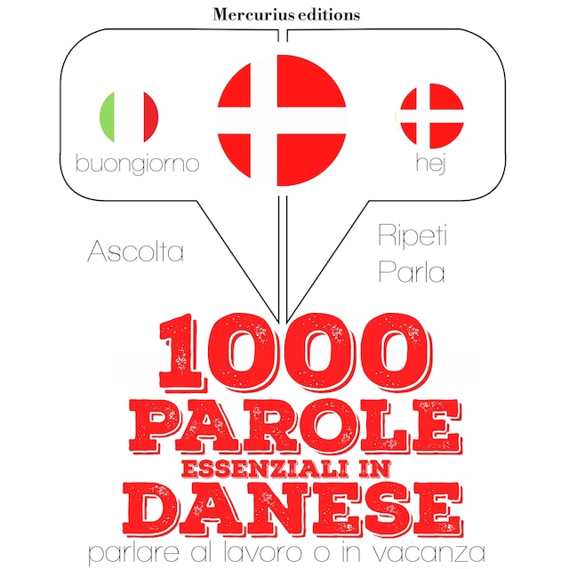 Book cover for 1000 parole essenziali in Danese