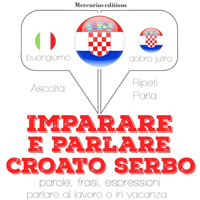 Book cover for Imparare & parlare croato serbo