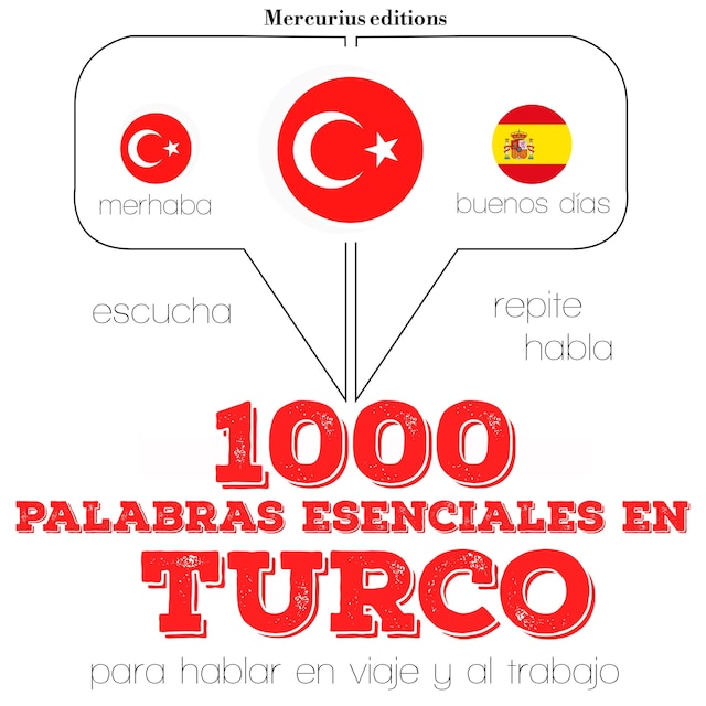 Book cover for 1000 palabras esenciales en turco