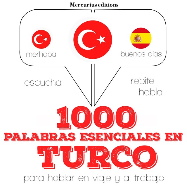 Book cover for 1000 palabras esenciales en turco