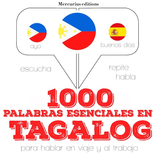 Copertina del libro per 1000 palabras esenciales en tagalog (filipinos)