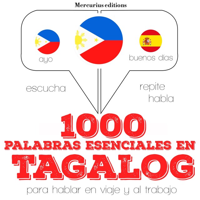 Kirjankansi teokselle 1000 palabras esenciales en tagalog (filipinos)