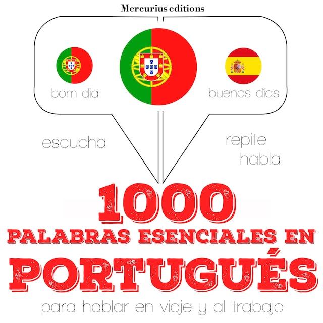 Book cover for 1000 palabras esenciales en portugués