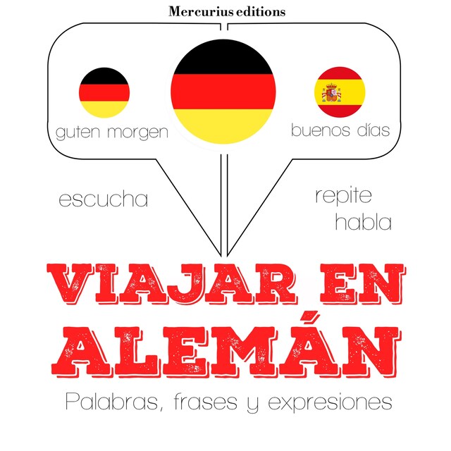 Book cover for Viajar en alemán