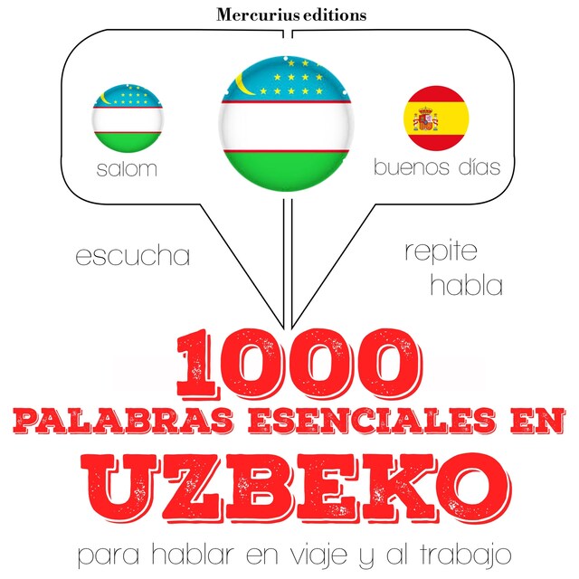 Kirjankansi teokselle 1000 palabras esenciales en uzbeko