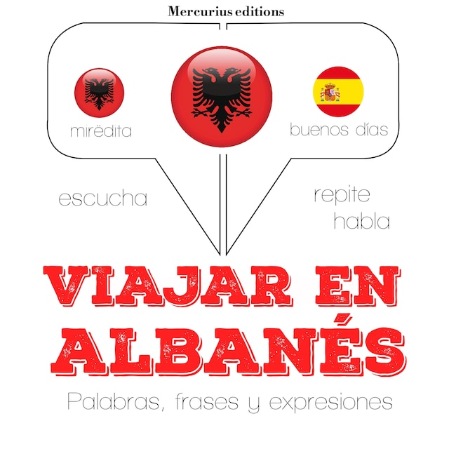 Copertina del libro per Viajar en albanés