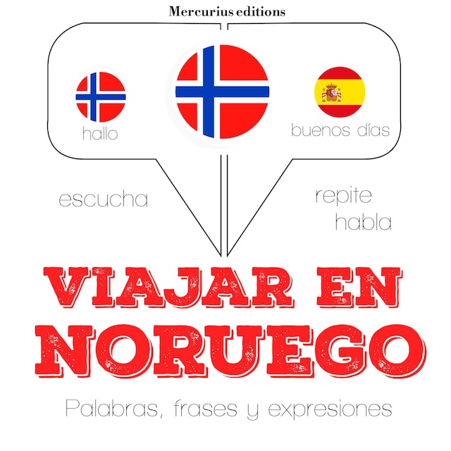 Book cover for Viajar en noruego