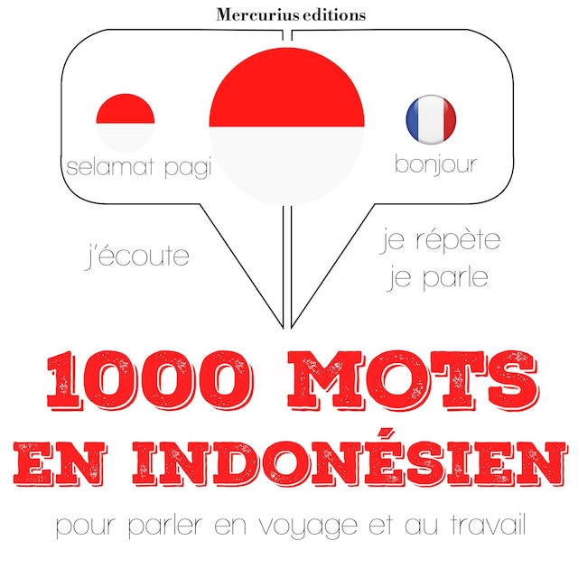 Book cover for 1000 mots essentiels en indonésien