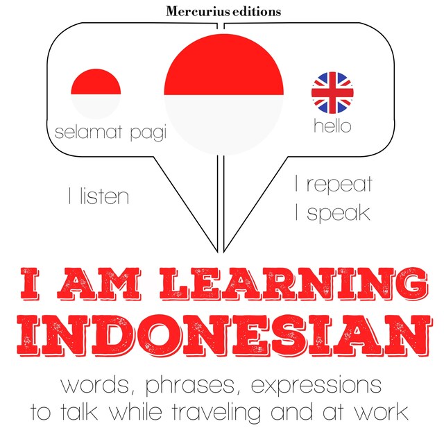 Kirjankansi teokselle I am learning Indonesian