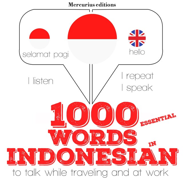 Couverture de livre pour 1000 essential words in Indonesian