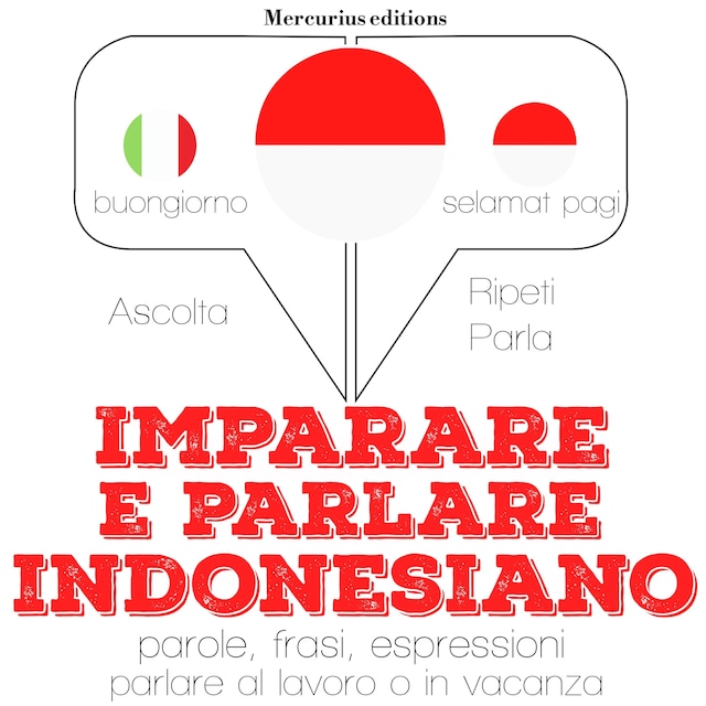 Book cover for Imparare & parlare indonesiano