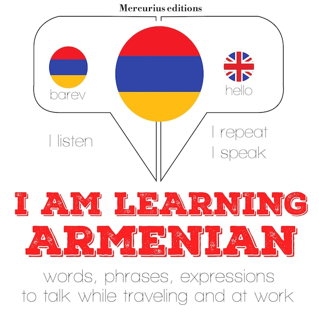 Book cover for I am learning Armenian