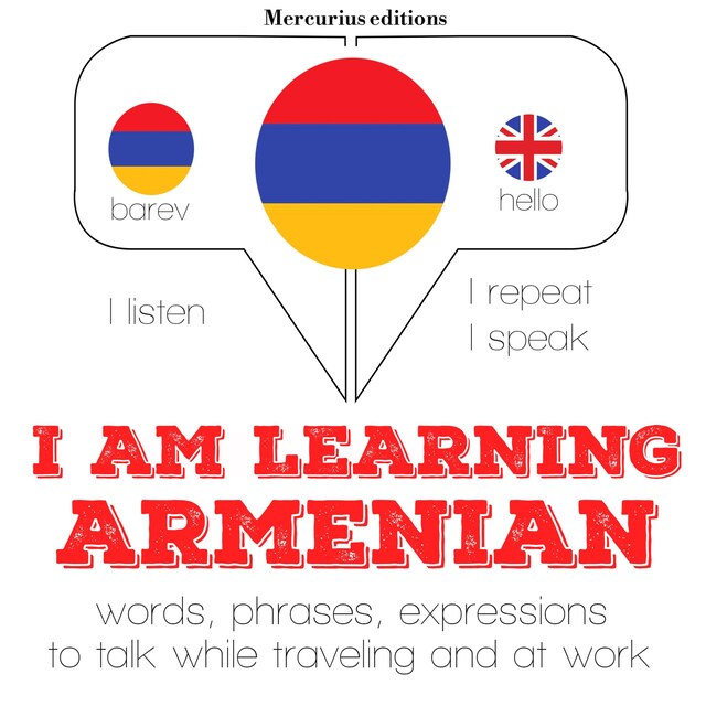 Book cover for I am learning Armenian
