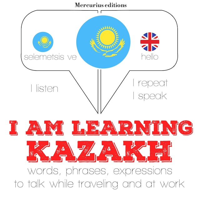 Buchcover für I am learning kazakh