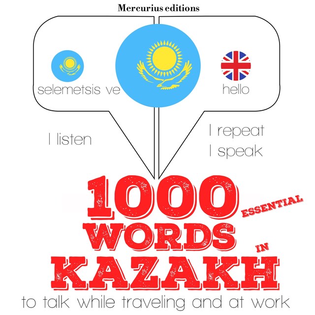 Portada de libro para 1000 essential words in kazakh