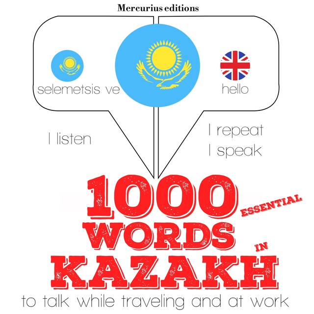 Book cover for 1000 essential words in kazakh