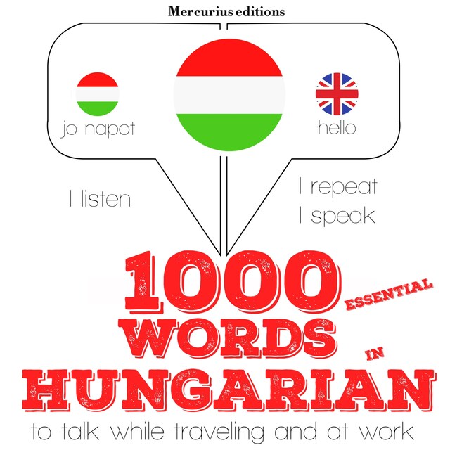 Book cover for 1000 essential words in Hungarian
