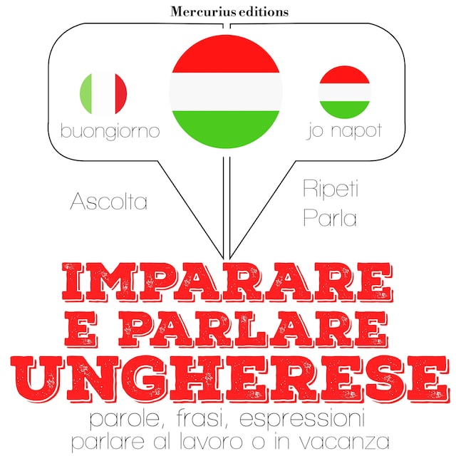 Book cover for Imparare & parlare ungherese