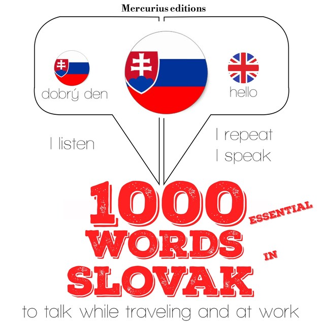 Book cover for 1000 essential words in Slovak