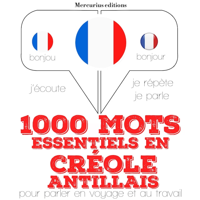 Book cover for 1000 mots essentiels en créole antillais