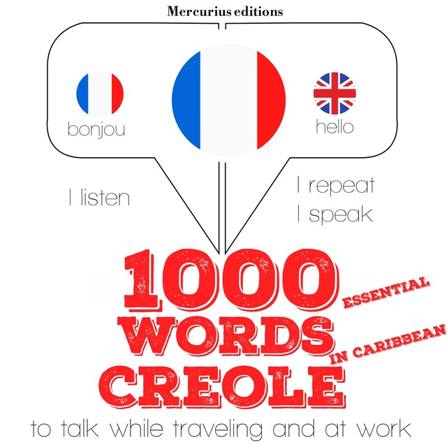 Book cover for 1000 essential words in Caribbean Creole