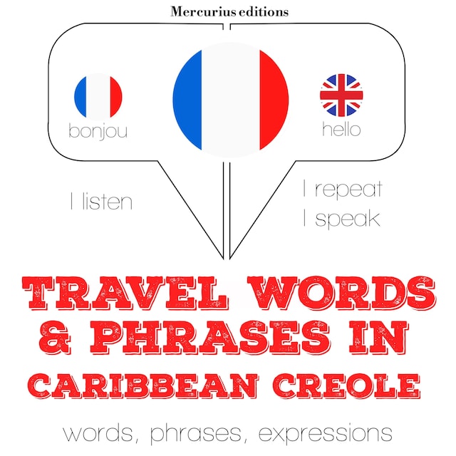 Book cover for Travel words and phrases in Caribbean Creole