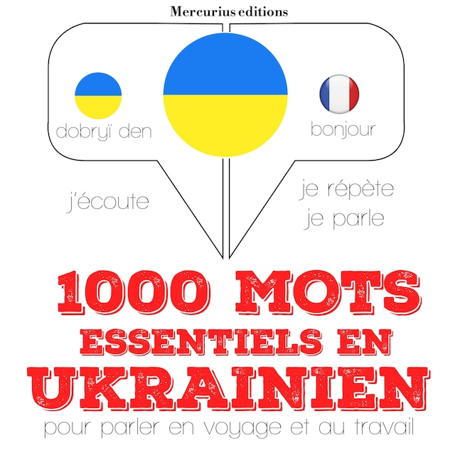 Portada de libro para 1000 mots essentiels en ukrainien