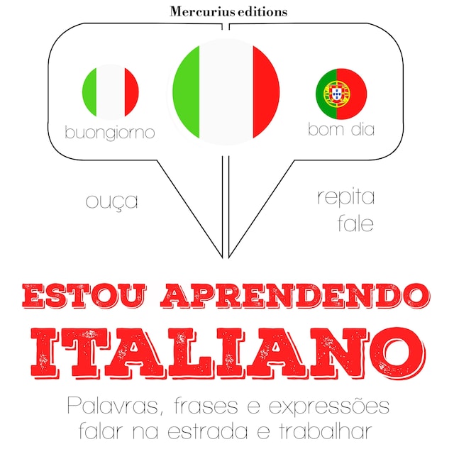 Copertina del libro per Estou aprendendo italiano