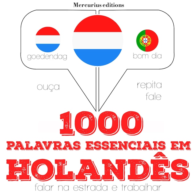 Kirjankansi teokselle 1000 palavras essenciais em holandês