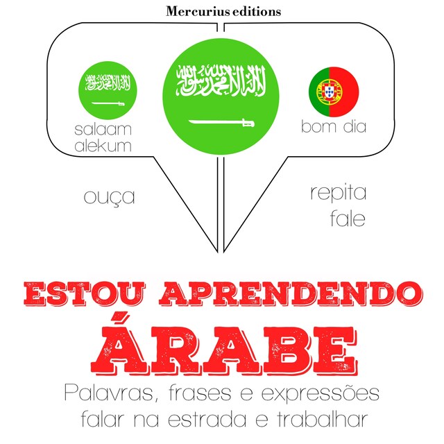 Copertina del libro per Estou aprendendo árabe