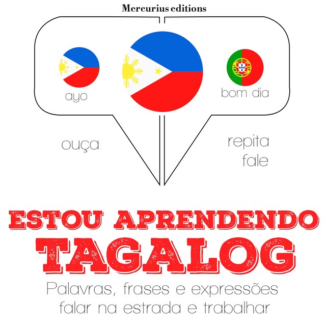 Kirjankansi teokselle Estou aprendendo Tagalog