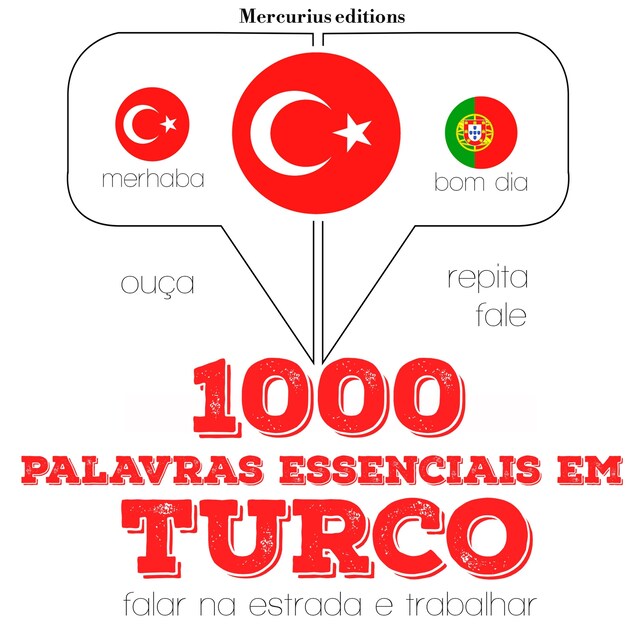 Copertina del libro per 1000 palavras essenciais em turco