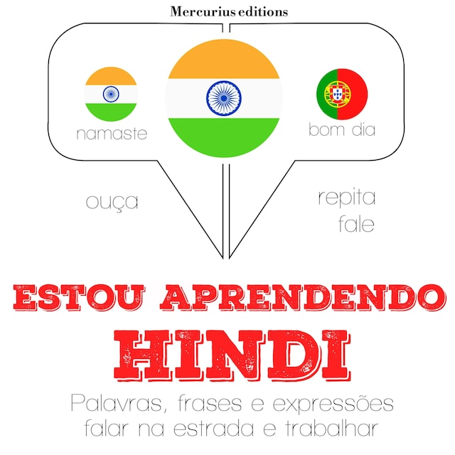 Copertina del libro per Estou aprendendo hindi