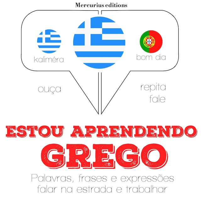 Okładka książki dla Estou aprendendo grego