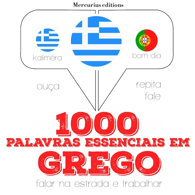 Book cover for 1000 palavras essenciais em grego