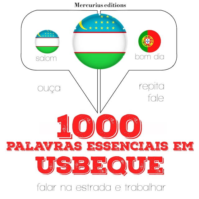 Book cover for 1000 palavras essenciais em usbeque