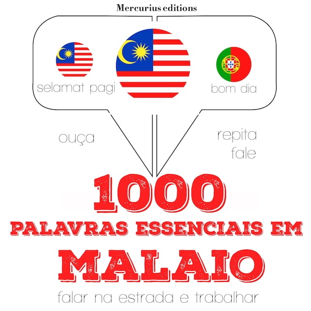 Bokomslag för 1000 palavras essenciais em malaio