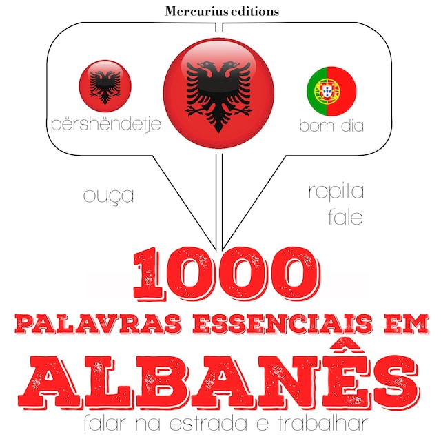 Boekomslag van 1000 palavras essenciais em albanês