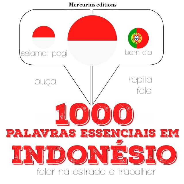Copertina del libro per 1000 palavras essenciais em indonésio