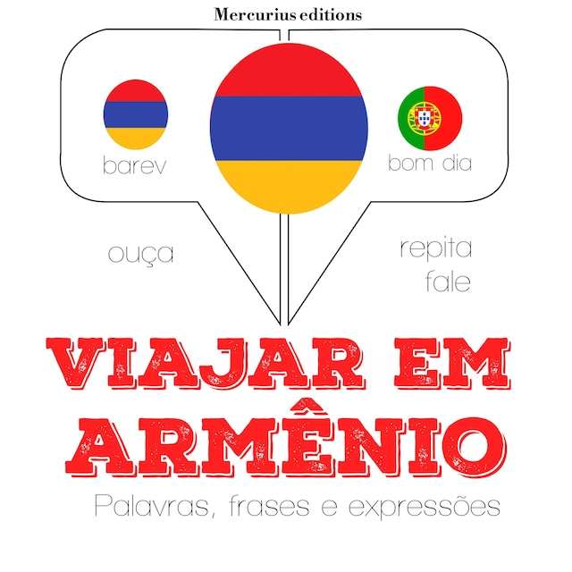 Book cover for Viajar em armênio