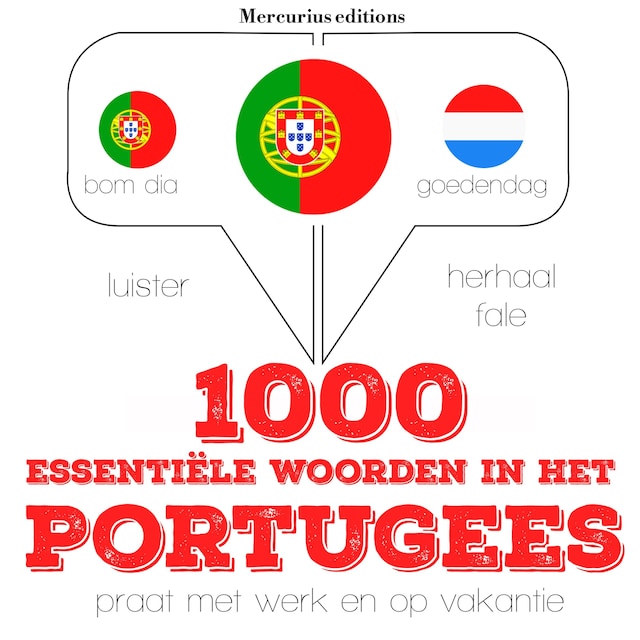 Couverture de livre pour 1000 essentiële woorden in het Portugees