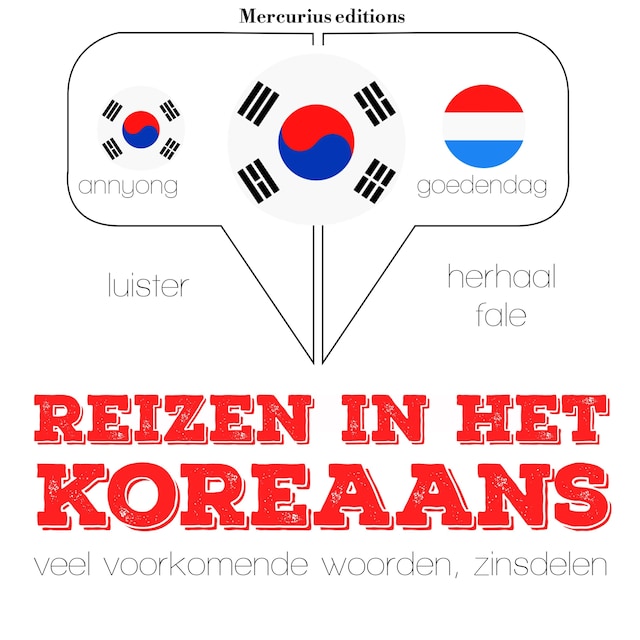 Copertina del libro per Reizen in het Koreaans