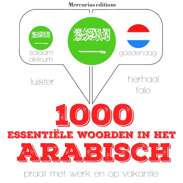 Book cover for 1000 essentiële woorden in het Arabisch